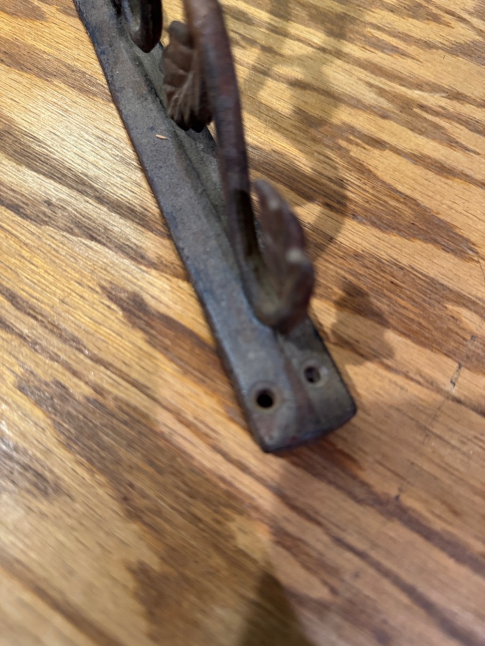 Ornate Cast Iron Floral Wall Brackets (set of two matching) - Picture 7 of 10